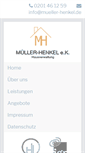 Mobile Screenshot of mueller-henkel.de